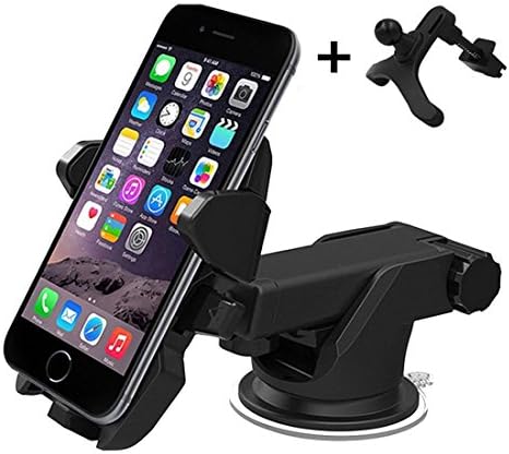 Qiyli Universal Car Holder Cell Phone Holder Air outlet mobile support Air vent mount for iPhone 7s 6s Plus 6s 5s 5c Samsung Galaxy S8 Edge S7 S6 Note 5