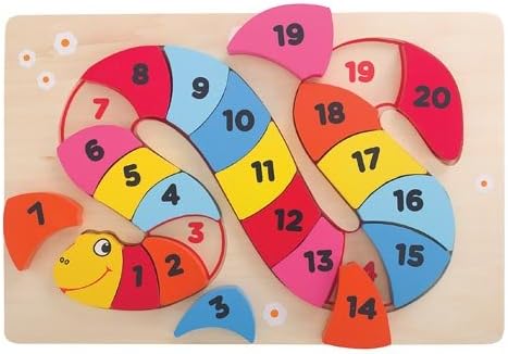 Bigjigs Toys Snake Counting Puzzle