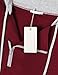 Messic Vintage Hoodie for Women, Women's Slim Fit Active 1/4 Oblique Zipper Hoodie Pullover Sweatshirt,Wine,XX-Large