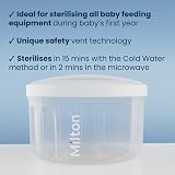 Milton Combi Steriliser 5 Litre 24 Hour Cold or Microwave 5 Wide Neck Bottles view 8