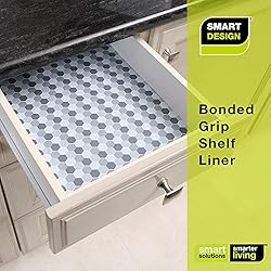 Smart Design Bonded Grip Shelf Liner - 18 Inch x 5