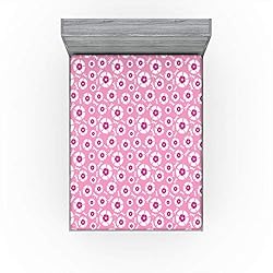 Ambesonne Dragonfly Fitted Sheet, Bugs with Wings