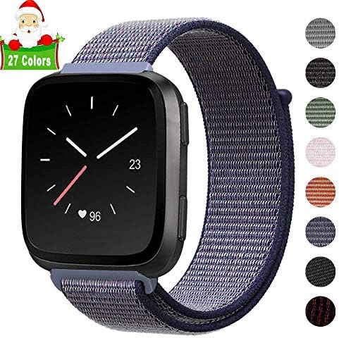 Lesampo Compatible with Apple Watch Band 38mm 40mm 42mm 44mm,Soft Nylon Sport Loop,with Hook and Loop Fastener,Replacement Band Compatible for iWatch Series 4/3/2/1