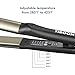 Tiboon Professional Titanium Hair Straightener Flat Iron for Hair Dual Voltage 110-240V with Accessories