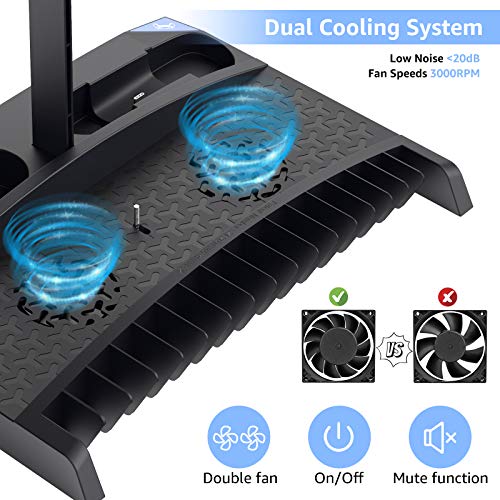 PS5 Vertical Stand Dual Charging Station PlayStation 5 Disc & Digital