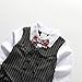 Baby Boy 1Pcs Rompers Clothing with Plaid Cap & Bow Tie