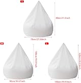 MOVKZACV Bean Bag Inner Liner with Zipper - Replacement Pad for Comfort view 3