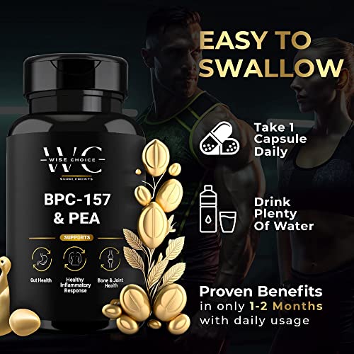 Wise Choice Supplements BPC 157 Peptide Capsules & Pea | 60 Caps | Healing  Optimization for Surgery, Wounds, Scar Treatment & Bruising in Dubai - UAE  | Whizz