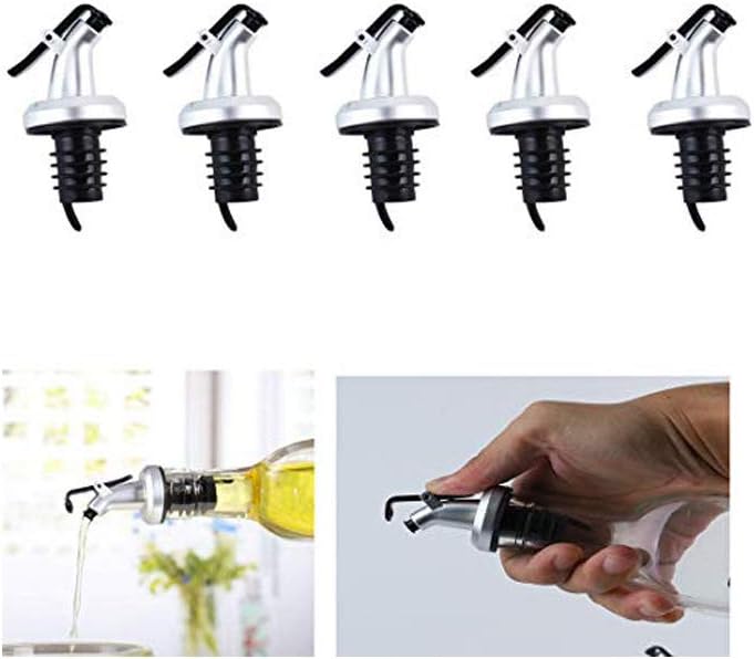 Oil Stopper Pourer Kitchen Olive Oil Bottle Sprayer Spout Liquor