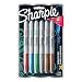 Sharpie Metallic Permanent Markers, Fine Point, Assorted Colors, 6-Count Permanent Marker (2029678)