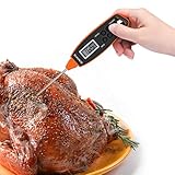 SUNAVO MT-24 Instant Read Turkey Meat Thermometer Waterproof Digital Cooking Food Thermometer With Long Probe For Grill Kitchen BBQ Smoker Thermometer