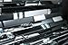 Silver Stainless Steel and Glass Diamond Mosaic Tile Black Silver Mix Backsplash Wall Accent Bathroom Kitchen Fireplace Tile 1 Sheet Easy Install