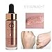 O.OWO.O Face Glow Liquid Highlighter Waterproof Contour Make Up Glitter Brighten Shimmer Highlighters Makeup (05-SUN)