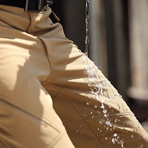 image for FREE SOLDIER Men's Fleece Lined Water Repellent Softshell Snow Ski Pan