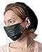 B.M Black Surgical Face Mask Set Fashionable Sanitary Mask from Japan, Regular Size (1)