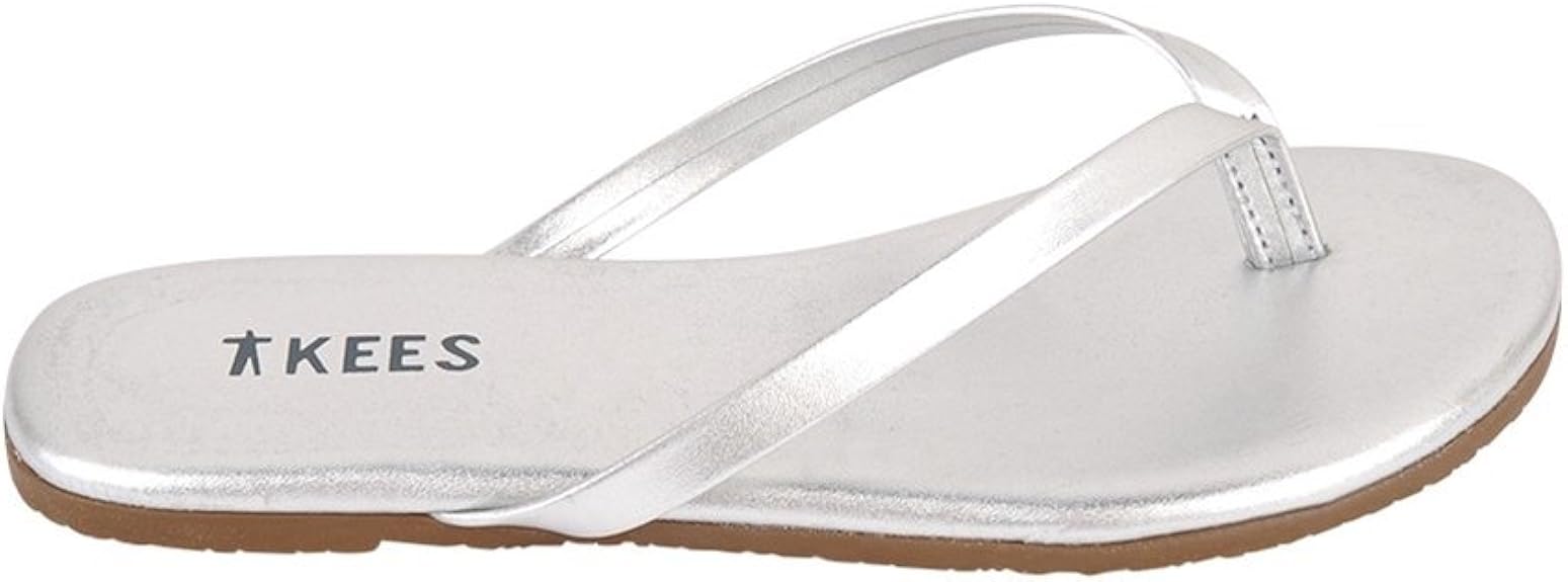Amazon.com | TKEES Girls Kids Flip Flops Sandals Fairylust Silver Girls 2 | Sandals