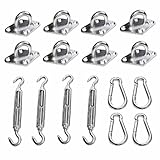 BlueDot Trading Square or Rectangle Shade Sail Installation Hardware Kit