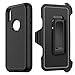 iPhone X Case,iPhone X Belt Clip Case FOGEEK iPhone X holster 360 Full Protection Heavy Duty Kickstand Cover [Dust-Proof] [Shockproof]Rugged Armor PC+TPU for iPhone X 5.8 inch iPhone 10(Black)
