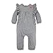 Burt's Bees Baby Baby Organic Coverall, Heather Grey Jumpsuit, 24 Months