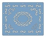 Fiskars Shapeboss 9 Inch by 11 Inch Stencil Sets, Elegant - Oval