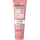 Soap &amp; Glory Hand Food Hand Cream &amp; Rich Cuticle Moisturizer, 125 ml | Hydrating Lotion for Dry Skin with Almond Oil &amp; Shea Butter, Smoothing &amp; Softening Balm, Rose &amp; Bergamot Scent
