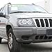 Spec-D Tuning 2LHP-GKEE99JM-TM Jeep Grand Cherokee Black Halo Led Projector Head Lights