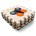 Meiqicool Baby Crawling Mat Puzzle Play Foam Tiles Non Toxic Playmat Floor Mats for Tummy Time,P010G