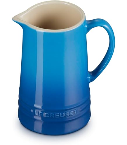 Amazon.com: Le Creuset Stoneware Pitcher, 1.6 qt., Marseille