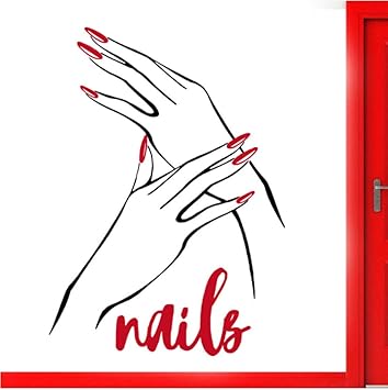 Amazon Com Lixingwei Nail Salon Wall Decals Rehab For Nails