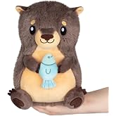Squishable - Mini River Otter - 9 in - Soft Toy Collectible Stuffed Animal