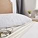 DOWNCOOL Memory Fiber Filling Body Pillow- Removable Zippered Bamboo Outer Pillow Cover- Breathable Cooling Hypoallergenic Bed Pillow for Long Side Sleeper- 20 x 54 inch