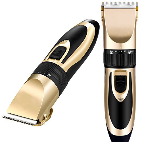 BigTron Professional Rechargeable Electrical Pet Grooming Clipper Kit for Dog and Cat Hair with Trimmer and Shaver