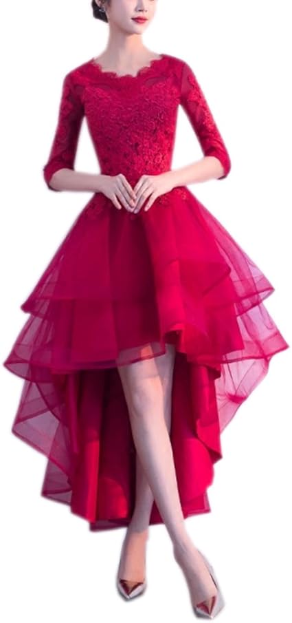 short red wedding dresses