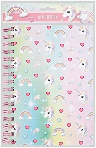 BK Distribution Online Rainbows & Unicorns A5 Notebook