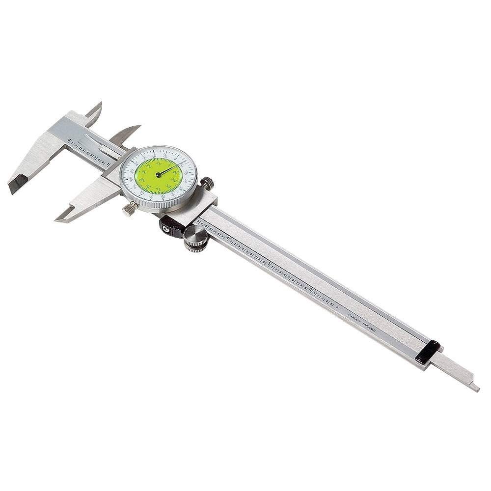 Oshlun MTDCF-06 6-Inch Stainless Steel Fractional Dial Caliper