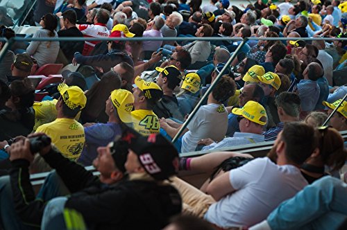 Home Comforts Peel-n-Stick Poster of Mugello Fans MotoGP Public Poster 24X16 Adhesive Sticker Poster Print