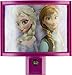 Frozen, Wrapshade, LED Night Light, Plug-in, Dusk-to-Dawn Sensor, UL Listed, Anna and Elsa, Ideal for Bedroom, Nursery, Bathroom, Hallway, 13378