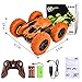 Flyglobal RC Stunt Car for Kids, Remote Control Car Off Road 4WD 2.4Ghz Rechargeable RC Car Double Sided Rotating 360 Degree Flips High Speed Racing Car Kids Toy Cars for Boys Girls Gifts Orange