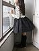 NNJXD Toddler Girl Polka Dotted Multilayer Ruffled Long Sleeve Tutu Party Dresses Size 4-5 Years White