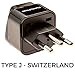 European Travel Adapter Plug Set - Pack of 4 Universal Outlet Adapters for All of Europe (Type C, E, F, G J, L) - Works in France, UK, Switzerland, Spain, Italy, United Kingdom, Germany & Turkey