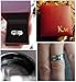 King Will Tungsten Carbide Ring Engagement Wedding Band Abalone Shell Inlay Polished Finish Step Edge