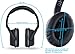 Naztech XJ-500 Wireless BT Headphones w/Padded Ear Cushion Hi-definition Audio up to 20 Hrs Play for Travel, TV, Workouts, Online Class + More [Black]