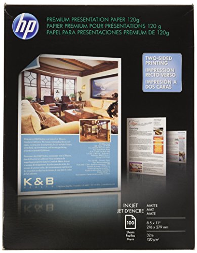 Hp premium presentation paper for inkjet printer, matte…