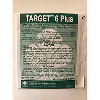 Amazon.com : Target 6 Plus (MSMA) 48.2% Turf Herbicide - 5 gallons:1 ...