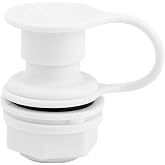Triple-Snap Drain Plug Replacement for Igloo Cooler | Cooler Drain Plug Kit Compatible with Igloo 25-70 Qt Coolers Parts (White)