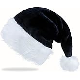 SHILUNIDP Santa Hat Xmas Holiday Hat for Adults Unisex Christmas Hats for Christmas Holiday Party Supplies