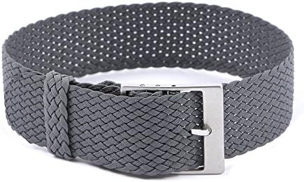Perlon watch strap 20mm Grey
