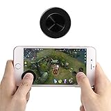 Mobile Joysticks Controller, Game Joystick, Touch Screen Rocker Controller Mini Sucker Joypad for Smartphone Tablet or Pad Support Many Games