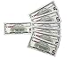 GoodOffer 5 Dollars Play Money - Realistic Prop Money 100 pcs. - Total of $500 Copy Money with Two Sides for Pranks, Games, Monopoly - Educational Play Money for Kids - Prop Five Dollar Bills 