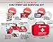 First Aid Kit Trauma Bag; 154 Pieces Medical Supplies for Car Emergency, Complete Med Kit Tactical, EDC Gear for Camping, Hiking, Backpacking, Travel, Home, Businesses Plus Tourniquet & Safety Blanket